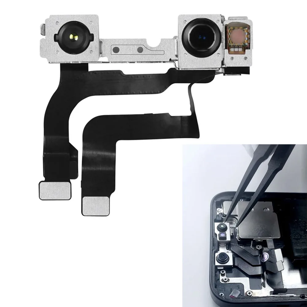 Face Front Camera Flex Cable For iPhone 12 Mini Pro Max with Structured Light Receiver Replace Transmitter Sensor Connector