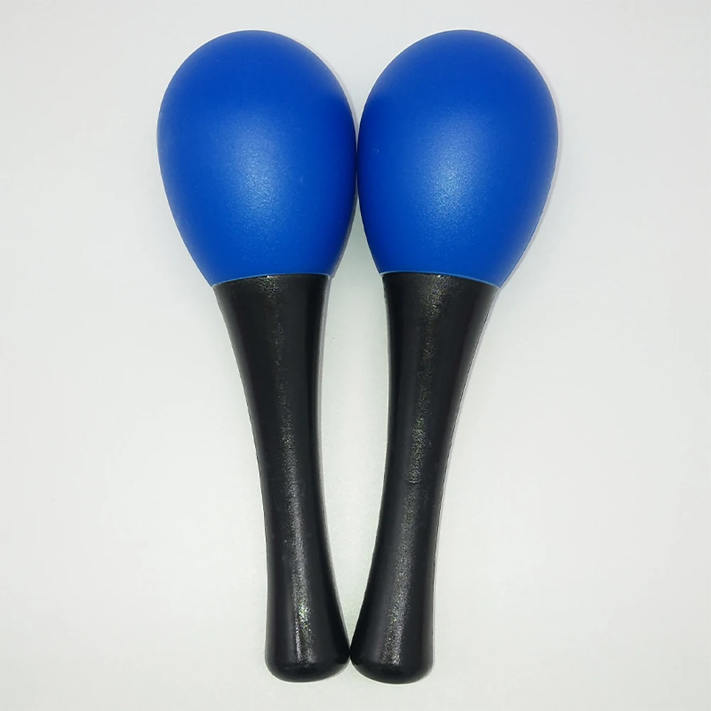 2pcs Maracas Sand Hammer Rattle Shaker Plastic Percussion Musical Instruments Toys Practical Replacement Musical Parts