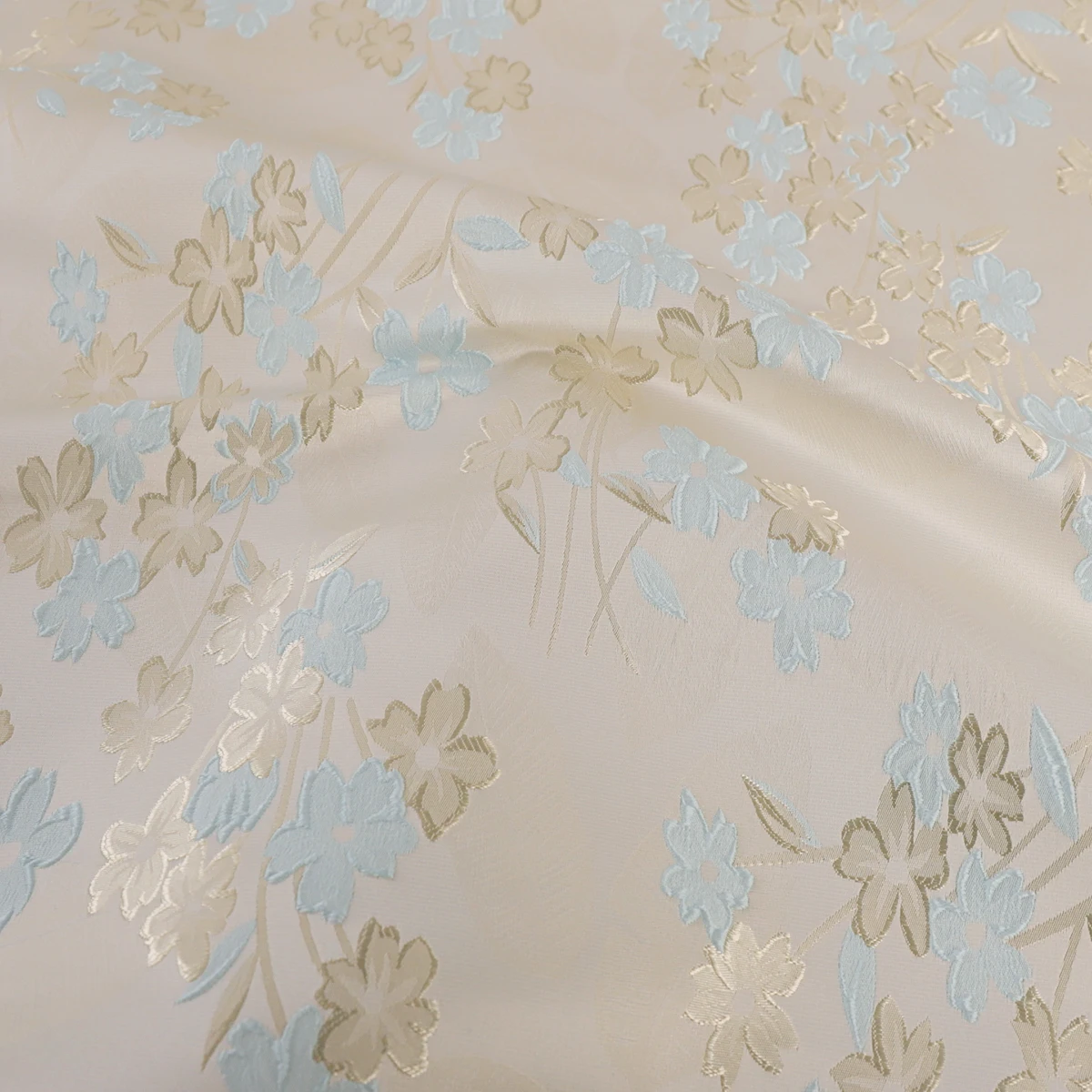 

High-precision flower pattern fabric for curtains cushions pillows sofas clothing DIY sewing materials