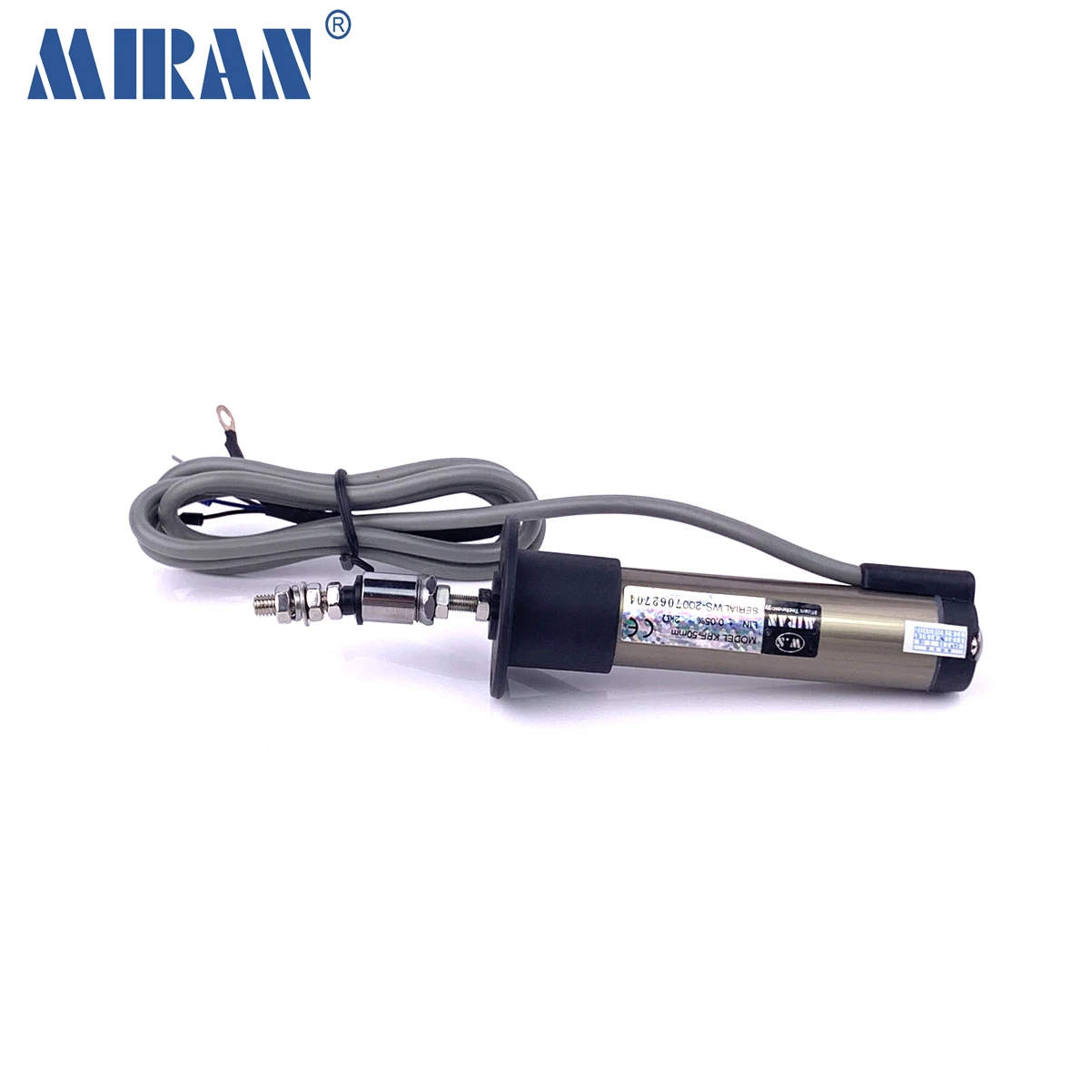 MIRAN KPF Stroke 50-300mm Mini Flange Type Linear Position Transducer Sensor Linear Scale for Coal,Hydraulic Machinery