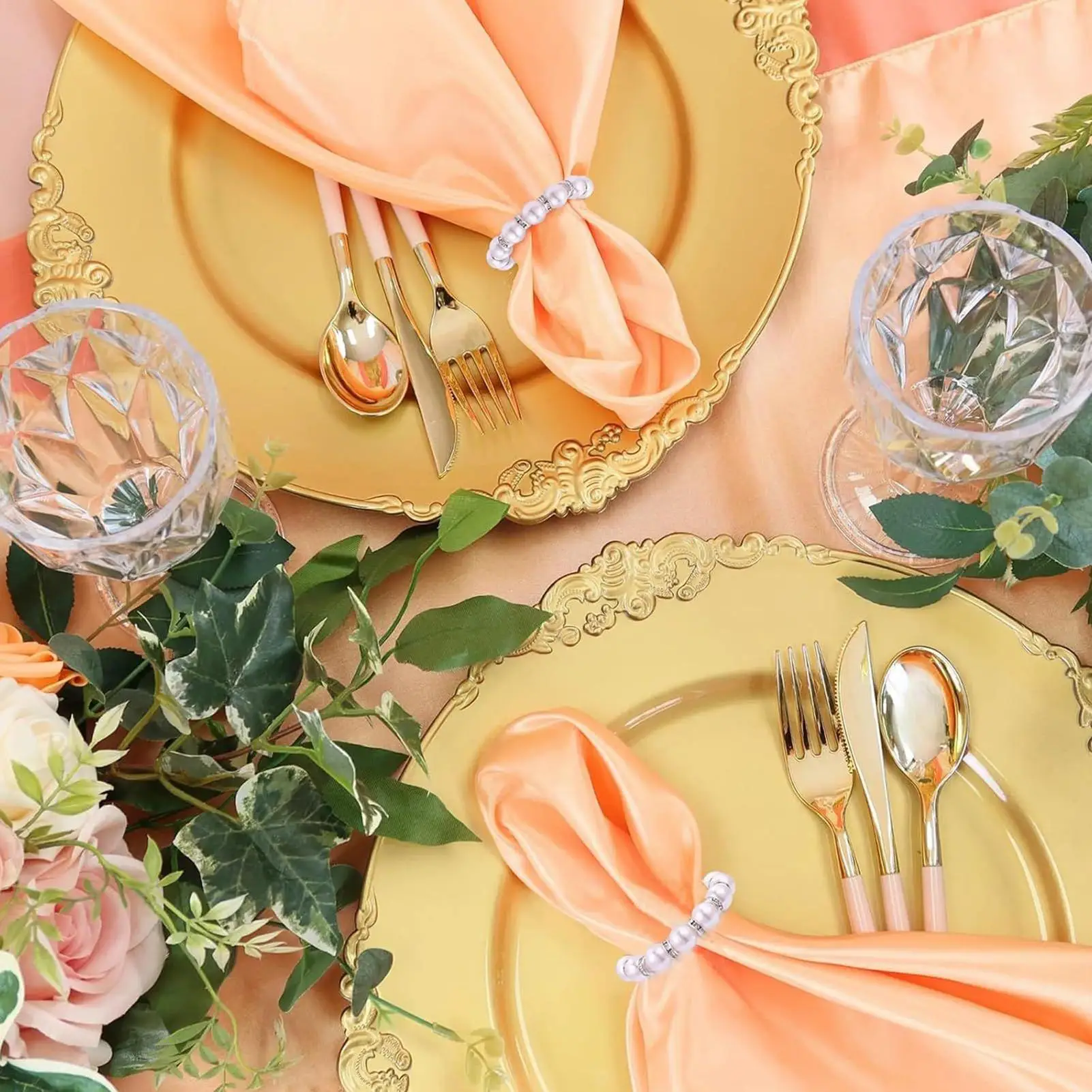 

Кольца для салфеток с жемчугом, кольца для салфеток с имитацией жемчуга, оптом, 10 шт., держатель из бисера, пряжка для домашнего декора, фермерский дом, праздничная столовая