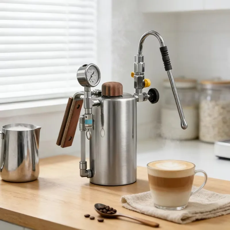 

Milk Foamer Handheld Coffee Frother for Smooth Foam Latte Cappuccino Cocoa and Milk Based Drink Mixing