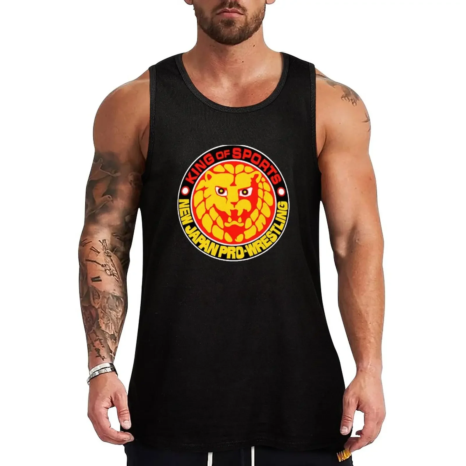 

New Japan Pro Wrestling Tank Top Men's summer clothes Sports shirt man