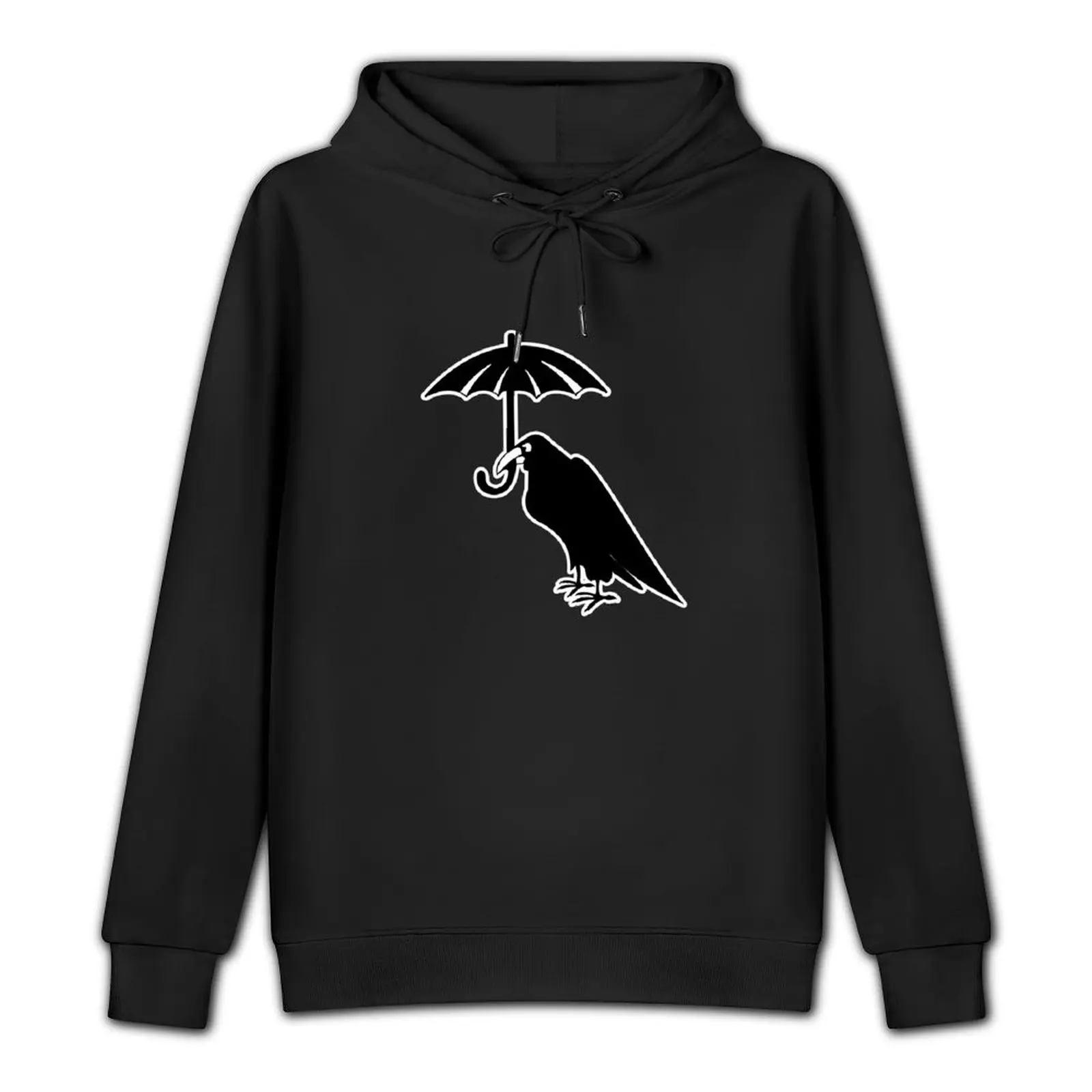 Kriegsmarine U-boat U-357 - Crow with Umbrella - Clean Style Pullover Hoodie men clothes streetwear men pullover hoodies