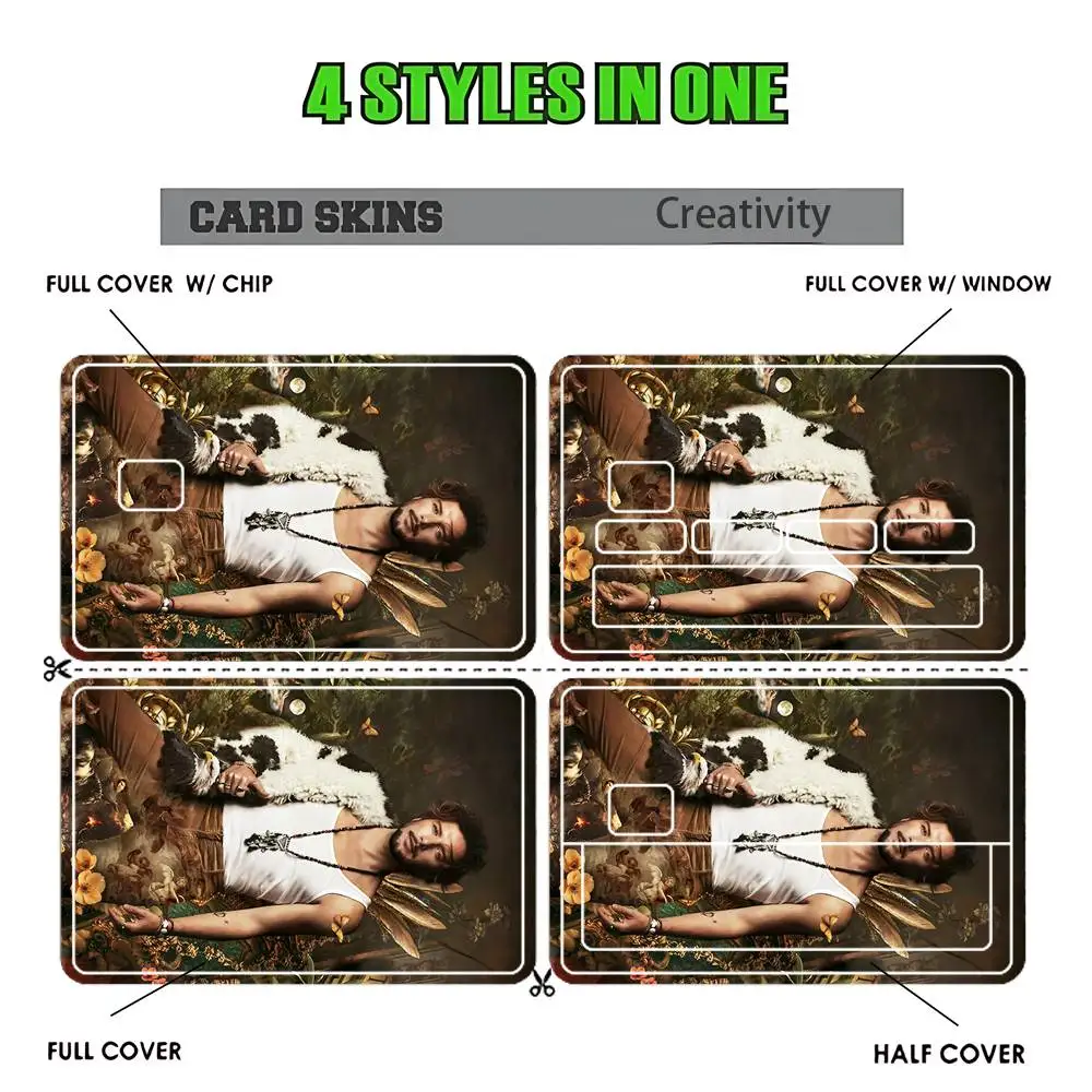 

Manuel Carrasco Stickers Credit Visa Debit Bank Charge Card Bus Metro Waterproof Sticker Decal Decoration