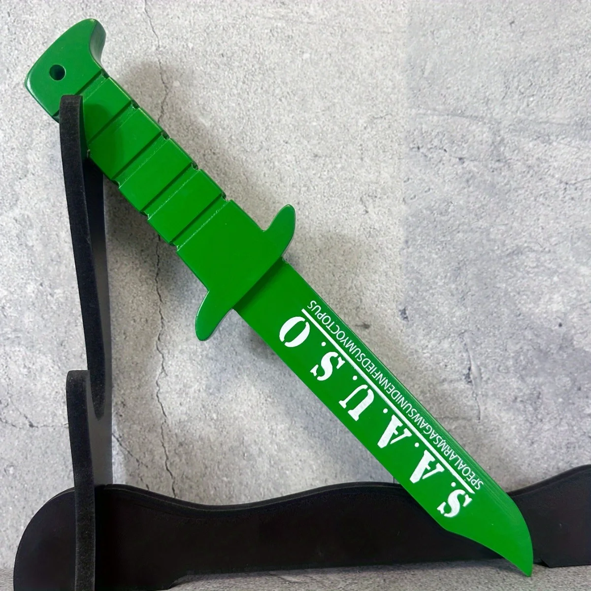 15 pulgadas Shiota Nagisa Katana asesinato aula Real tamaño completo japonés Katana Anime Cosplay Prop Sabre espada samurái regalo