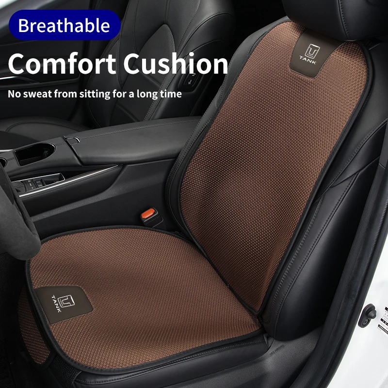 Car Seat Ice Silk Cushion Breathable Backrest Protector Cover Interior For Great Wall GWM Tank 300 City 300 Border 400 500 PHEV 2
