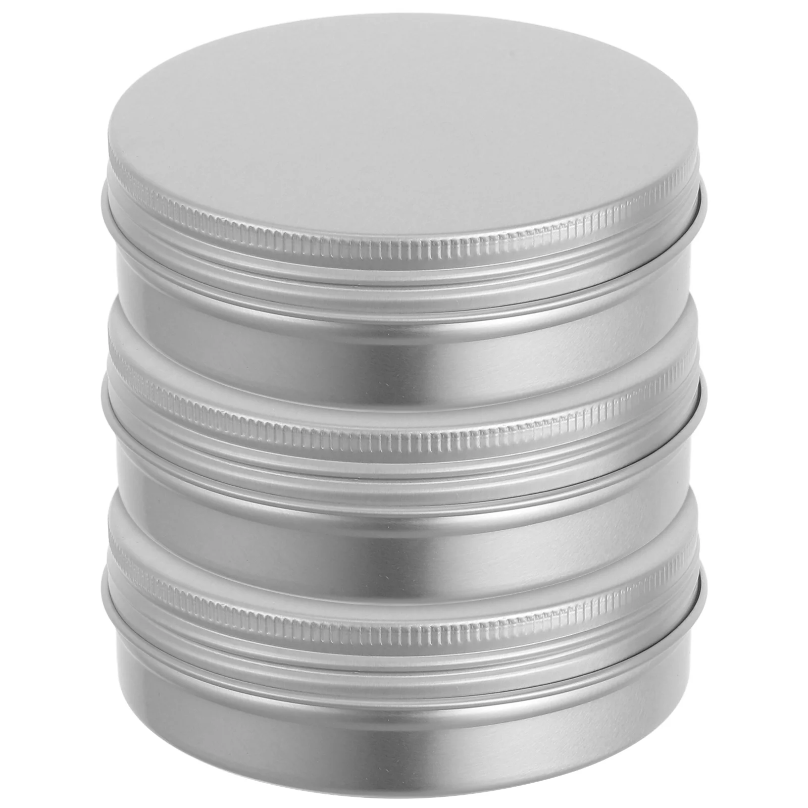 

3 Pcs Lip Balm Candy Soap Aluminum Box Travel Jewelry Tray Storage Jars Boxes with Lid Tins Container