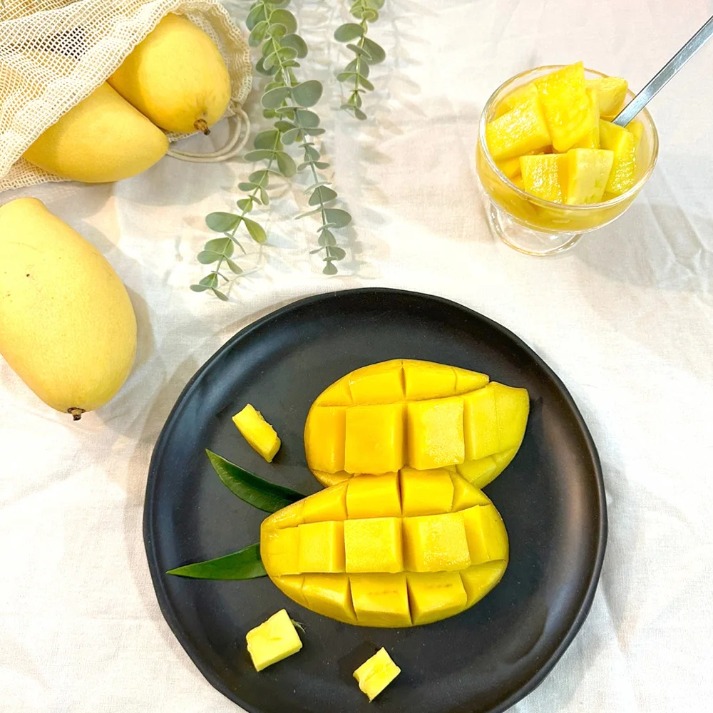 Emperador de Frutas Mango tailandés Tamaño mediano Aproximadamente 2,5 kg/aproximadamente 5 kg