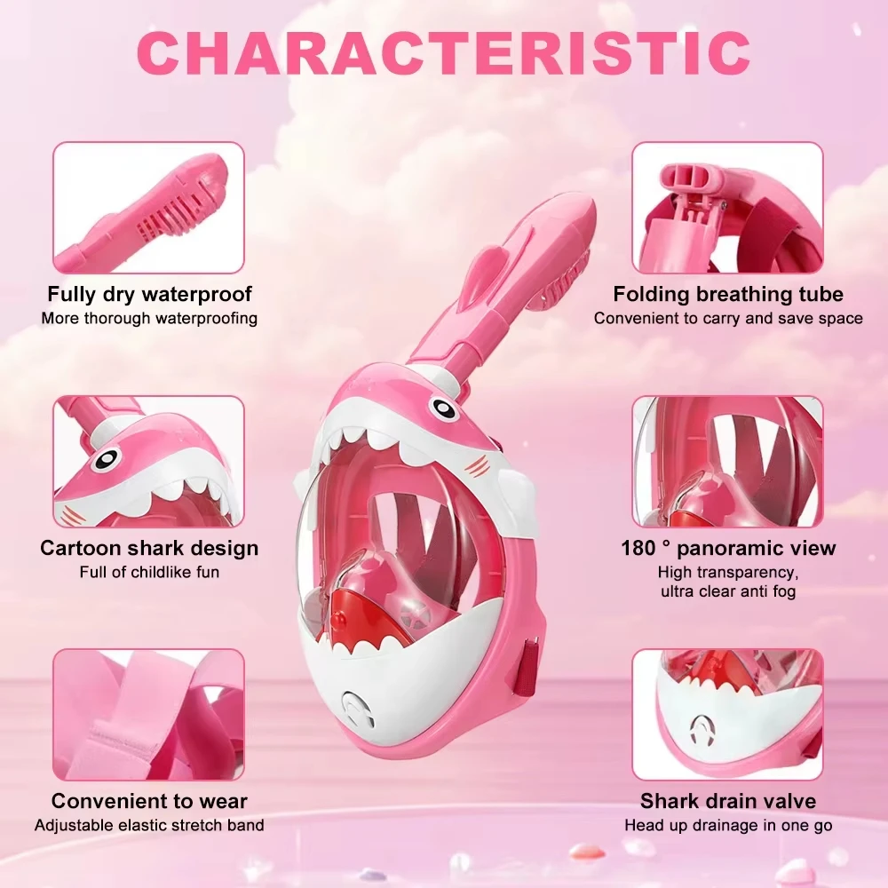 Masque de plongée intégral pou - Kids Face Mask avis et prix