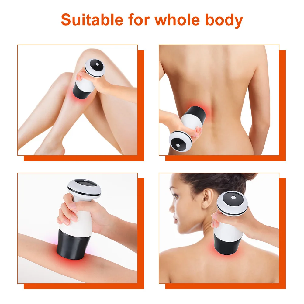 Vacuum Negative Pressure Electric Cupping Device Wireless USB Charging Neck Back Massager Walking Can Sucking Device