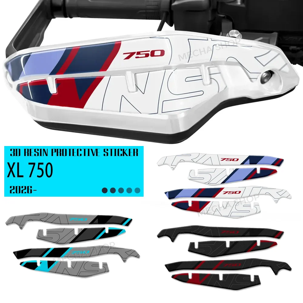 

For XL750 Transalp 2026 Handguard Stickers 3D Epoxy Decal Kit Motorcycle Accessories