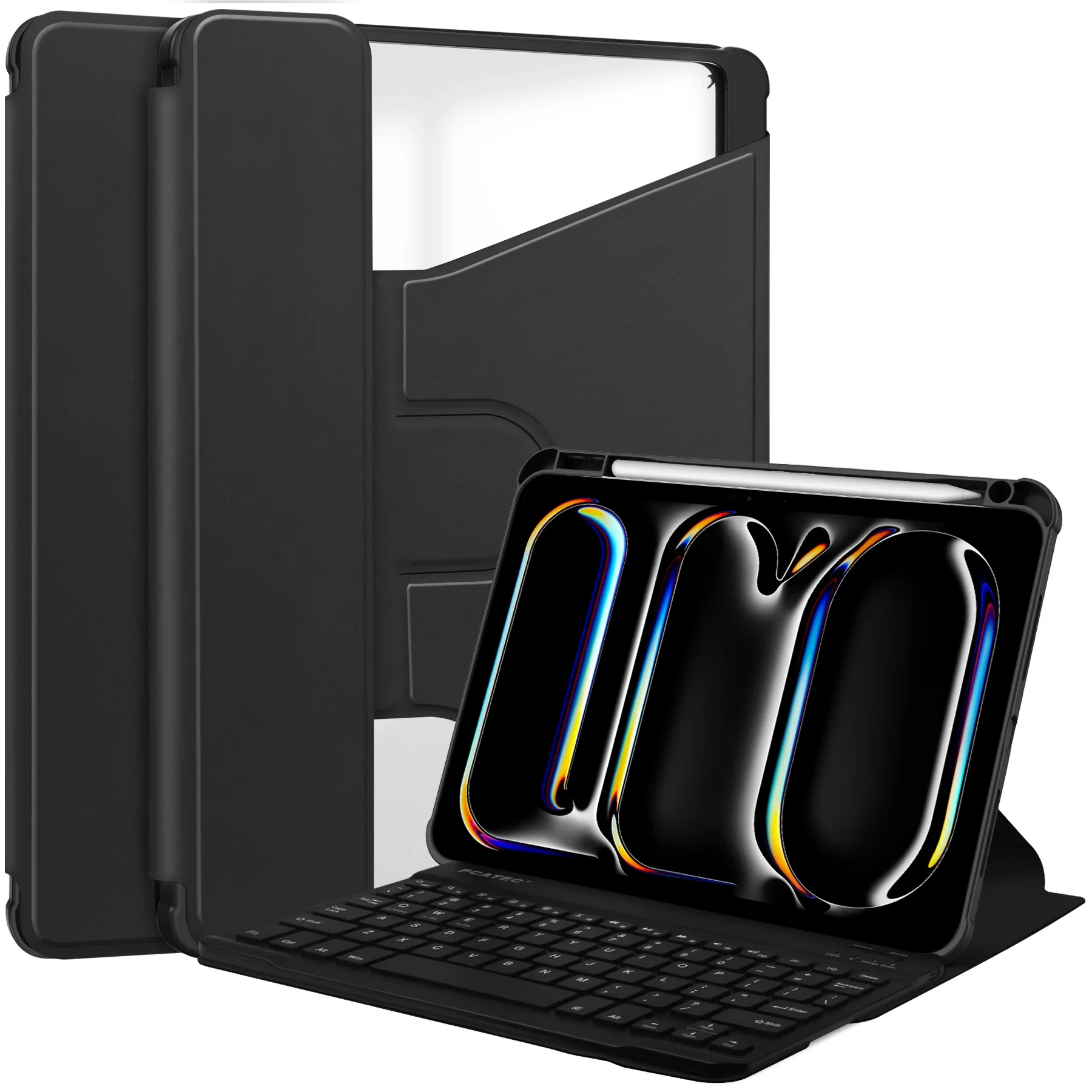 

Чехол для IPad с клавиатурой для Ipad IPad Pro 11 2024, чехол для планшета с защитой от падения, с поворотом на 360 градусов, умный безопасный Чехол 11 дюймов