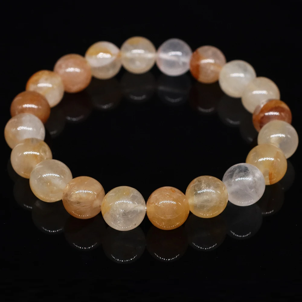 Natural Stone Bracelet Amethyst Tiger Eye Rose Quartz Obsidian Agate Beads Jewelry Gift For Men Magnetic Health Protection Women