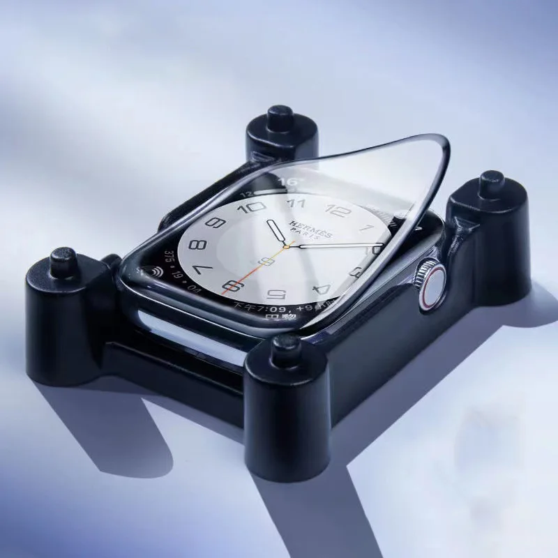 Install Tray Screen Protector for Apple Watch Series 6 5 4 3 SE 45mm 41mm 44mm 42mm 40mm 38mm Protective iWatch 9 8 7 Ultra 49mm