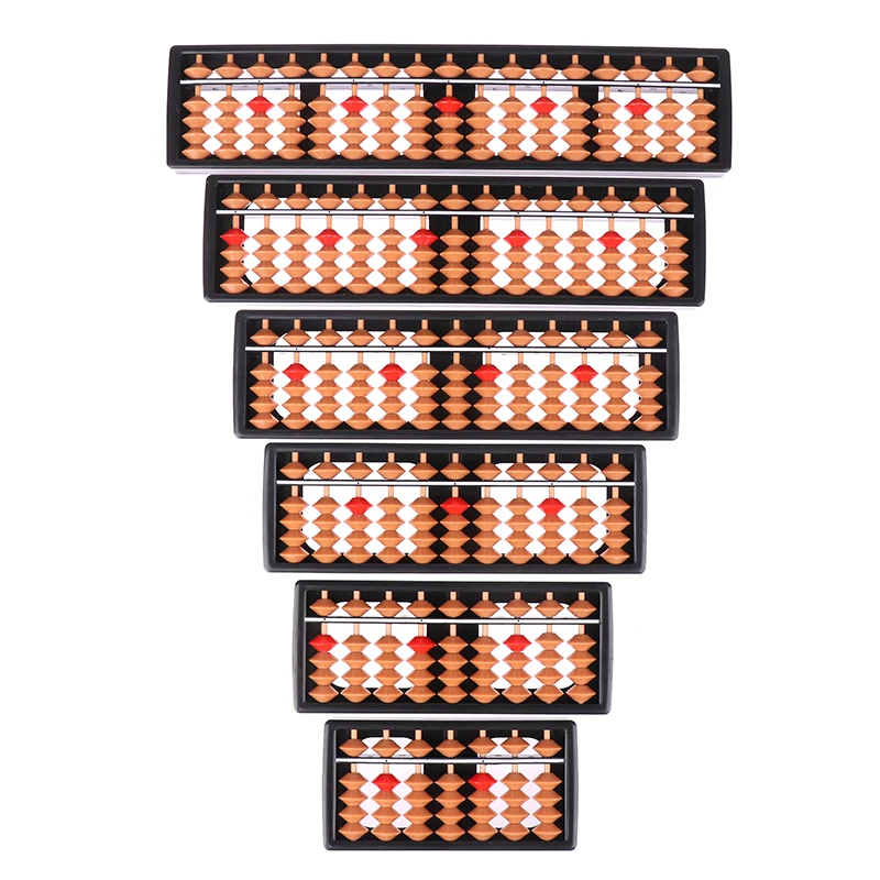 7/9/11/13/15/17 Digit Rods New Children's Mini Standard Abacus Soroban Calculator Counting Tool Mathematics Beginners Kids Toys
