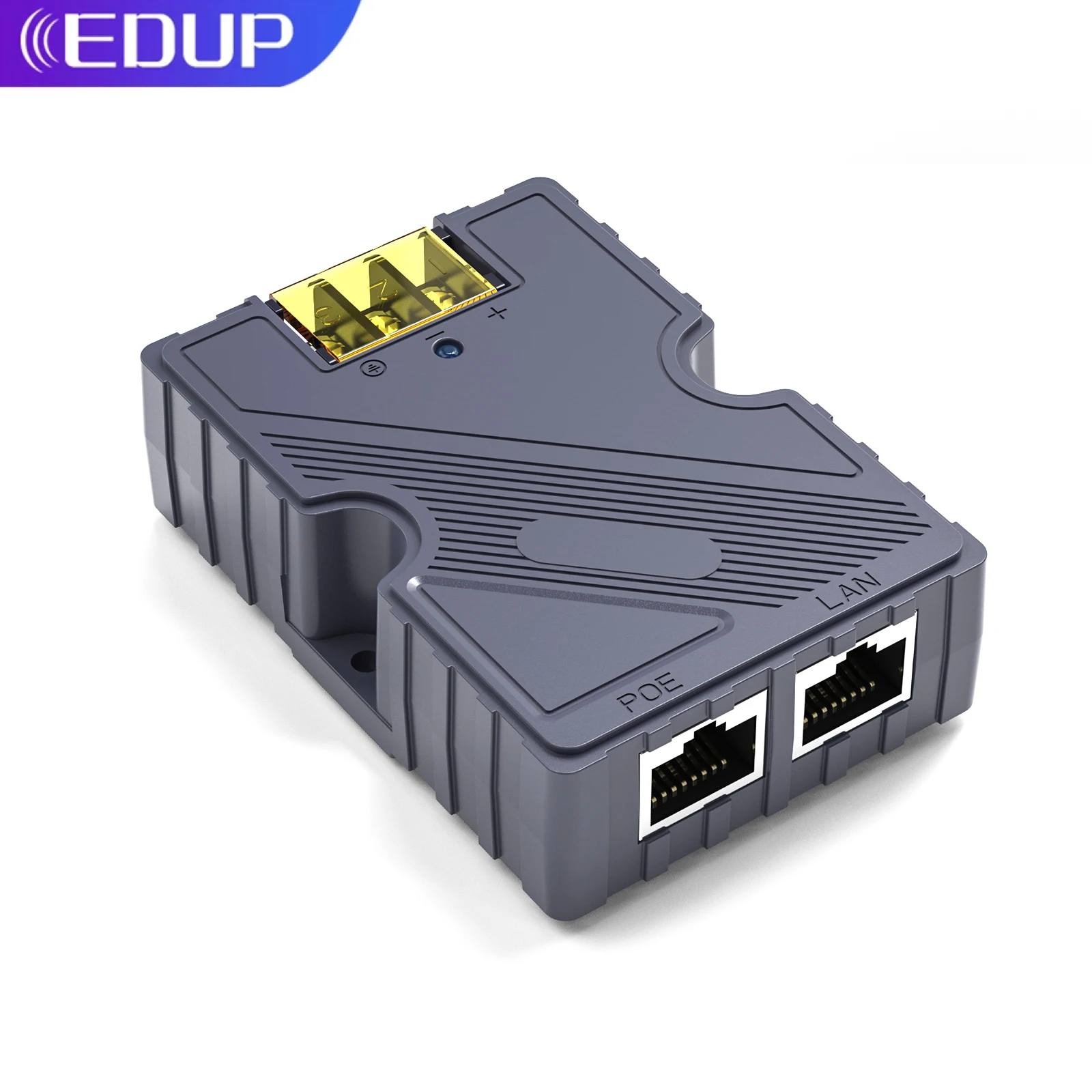 EDUP-inyector PoE de 150W para residencial Starlink Dishy, entrada Starlink V2, conversión de 48V a 57V con protección contra sobretensiones y ESD