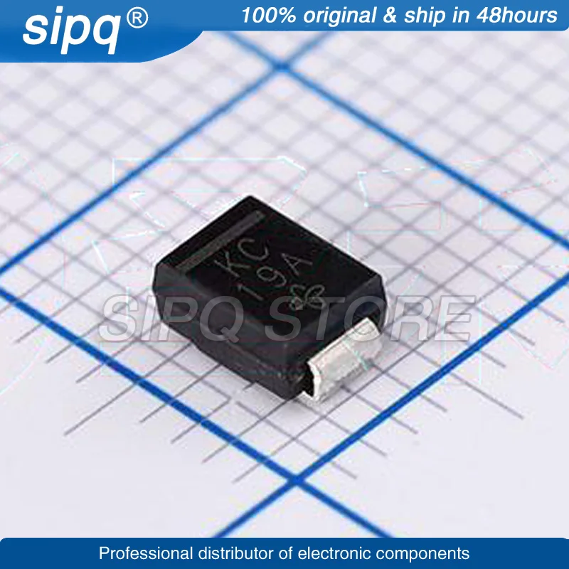 10-100PCS SMBJ3V3 SMBJ3V3-E3/52 Marking:KC 100%New&Original VISHAY Diode TVS Single Uni-Dir 3.3V 600W 2-Pin SMB T/R