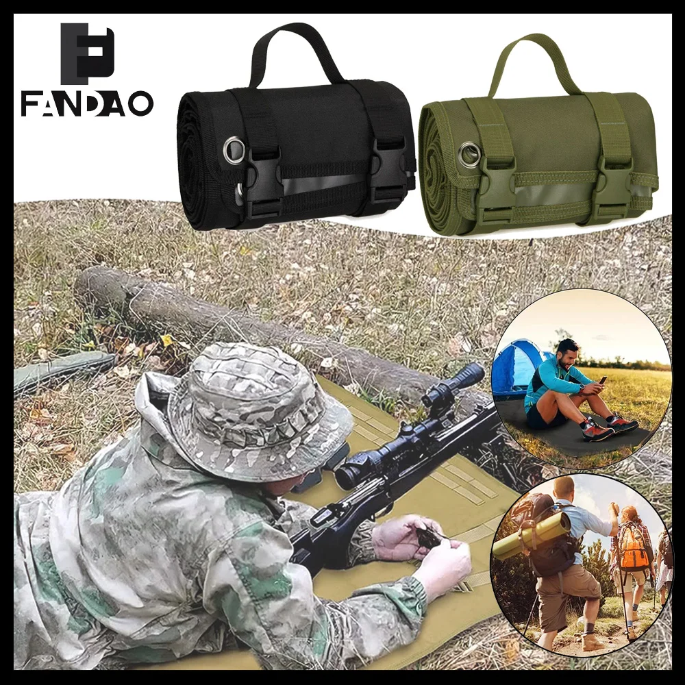

Tactical Roll up Shooting Mat Portable Non-Slip Durable Shooting Rest Waterproof Moisture-Proof Folding Mat for Camping Range