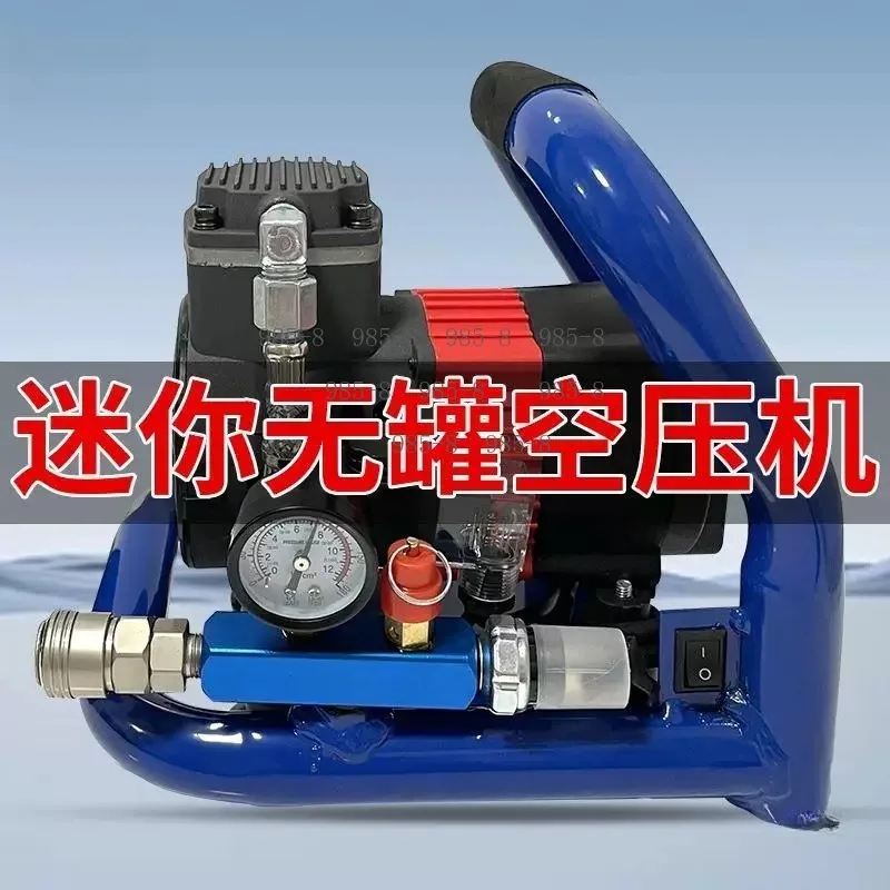 Multifunctional Rechargeable Wireless Air Compressor, AC/DC Dual Power Lithium Tire Inflator For Automobile Motorcycle Household