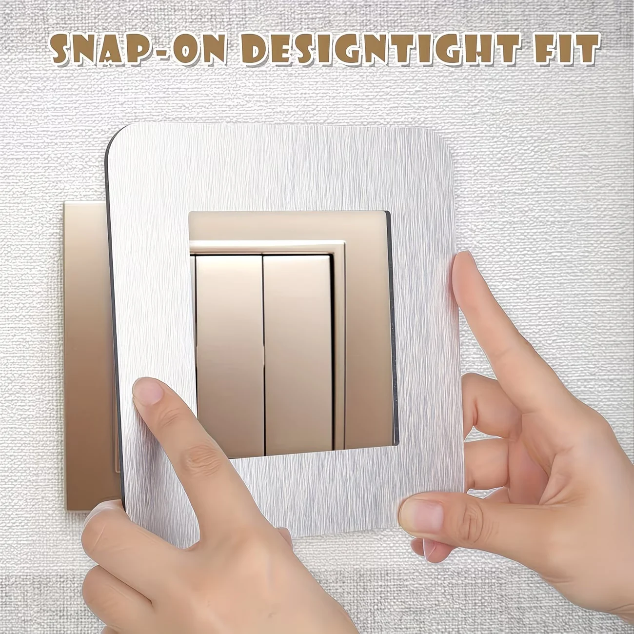 1Pc Simple Anti-Dirty Type Dustproof Switch Protective Cover Outlet Wall Sticker For Home Living Room Decor