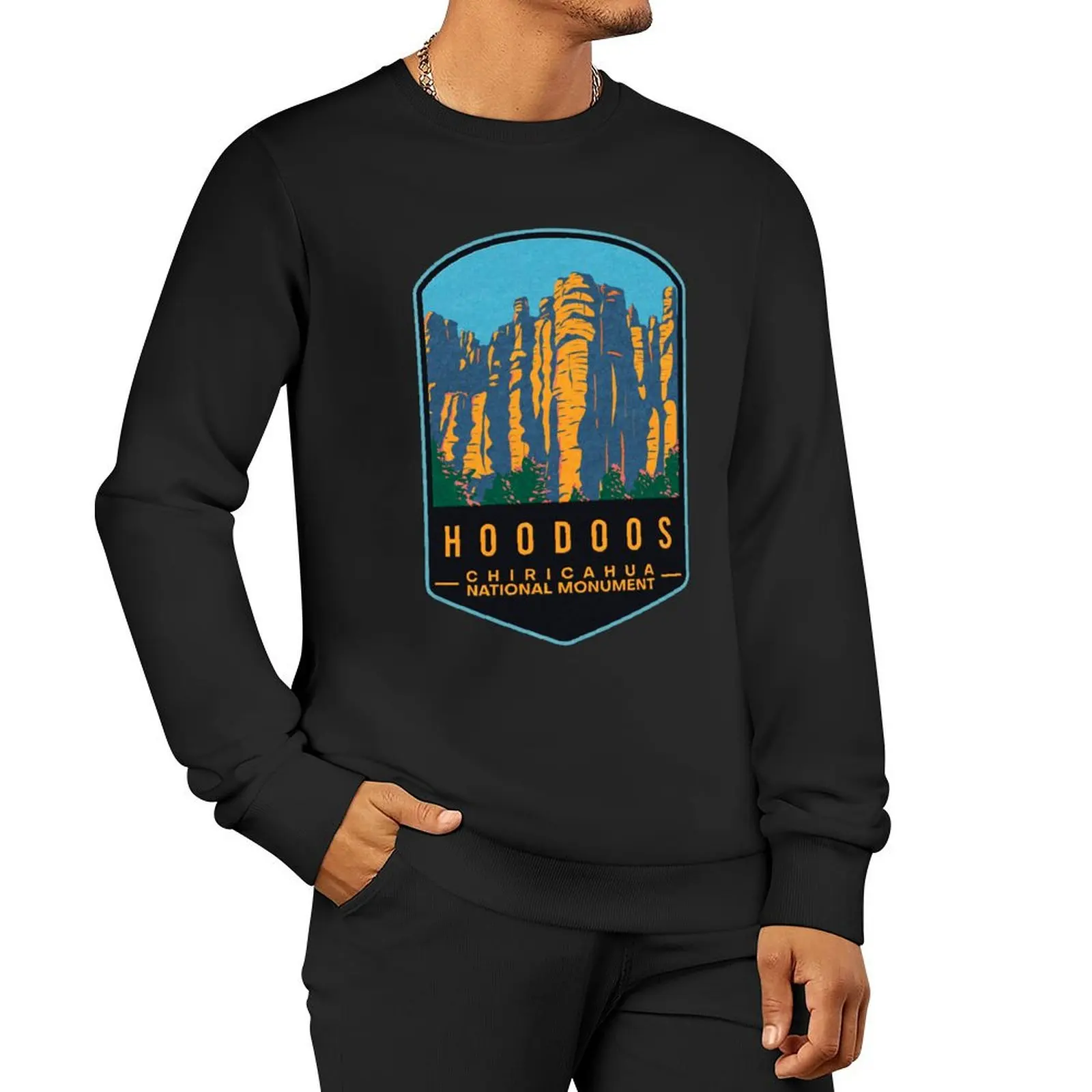 Hoodoos Chiricahua National Monument Pullover Hoodie streetwear men men's sweat-shirt set men's clothes autumn sweatshirt