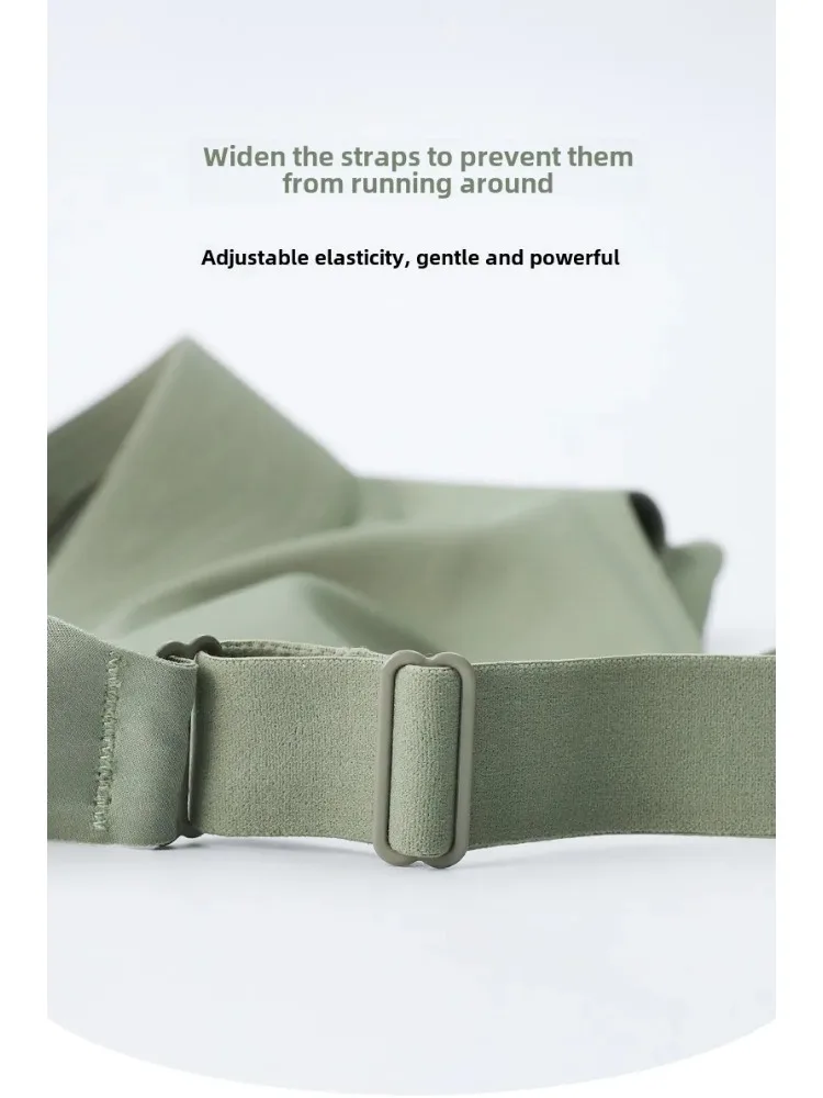 Sutiã de suporte macio com tira de gelatina 3D, par push-up, suporte superior, sutiã sem costura, sutiã fino feminino com seios grandes e seios pequenos