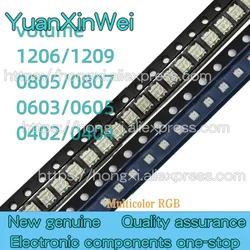 100 Stück Patch LED Lampe Perle 1206 0805 0603 0402 sieben Farben Voll farbe RGB 1615 schnell blinkend langsam blinkend 4 pins