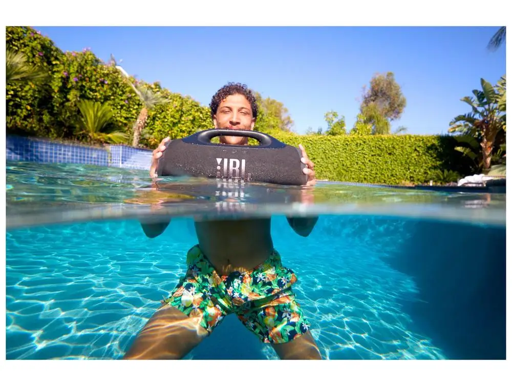 JBL Boombox 4 Bluetooth Amplified Portable 210W USB-C - صندوق الصوت Bivolt