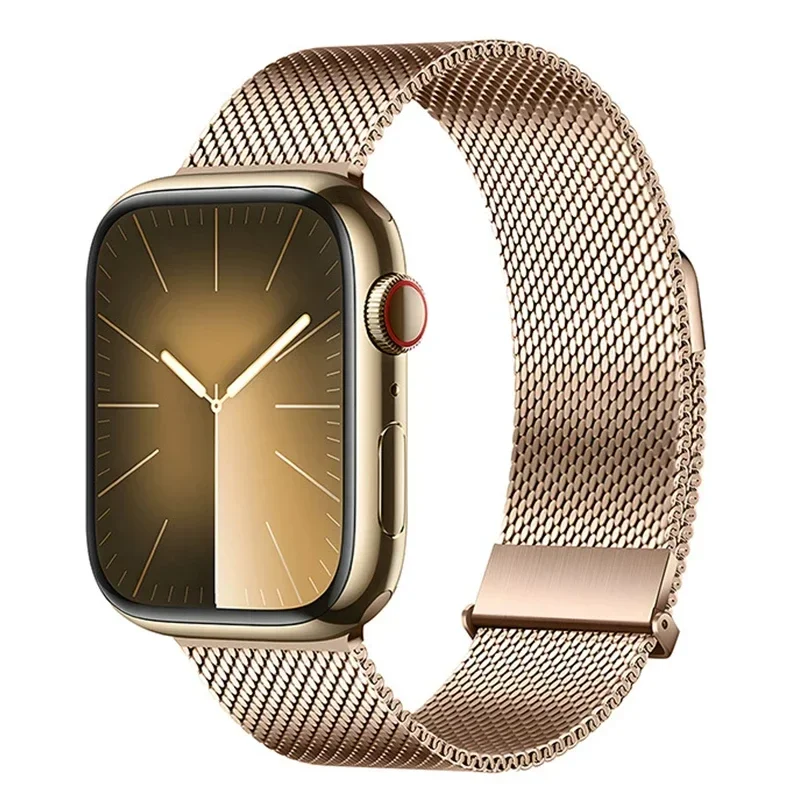 Milanese Loop for apple watch band ultra2 49mm 44mm 45mm 40mm 38/41mm 42mm magnetic bracelet iwatch series 9 8 7 6 SE 5 3 strap