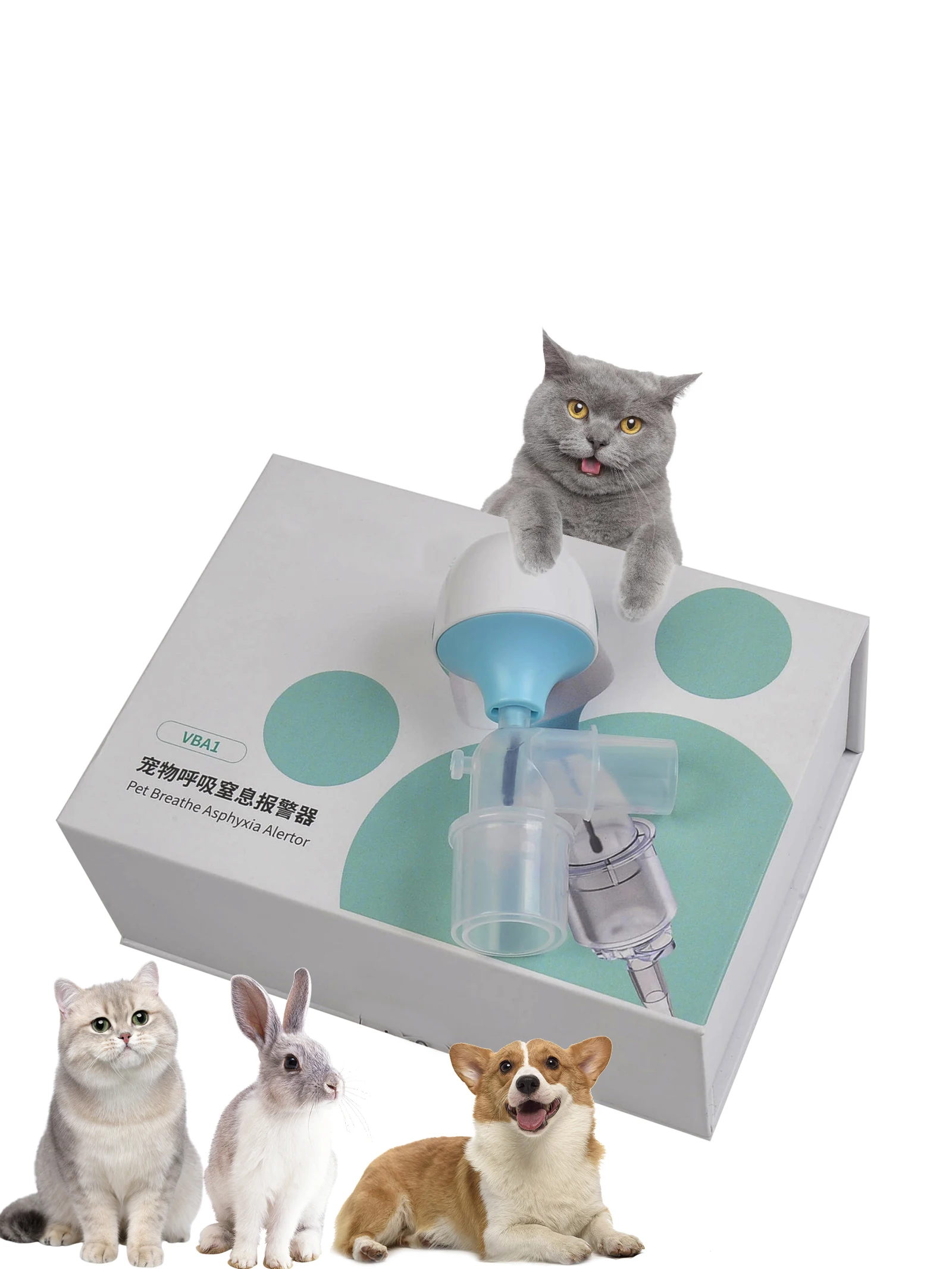 

Pet Dog Apnea Sensor Monitor Animal Cat Apnea Alarm Anesthesia Breathing Monitor Veterinary Clinic Equipment