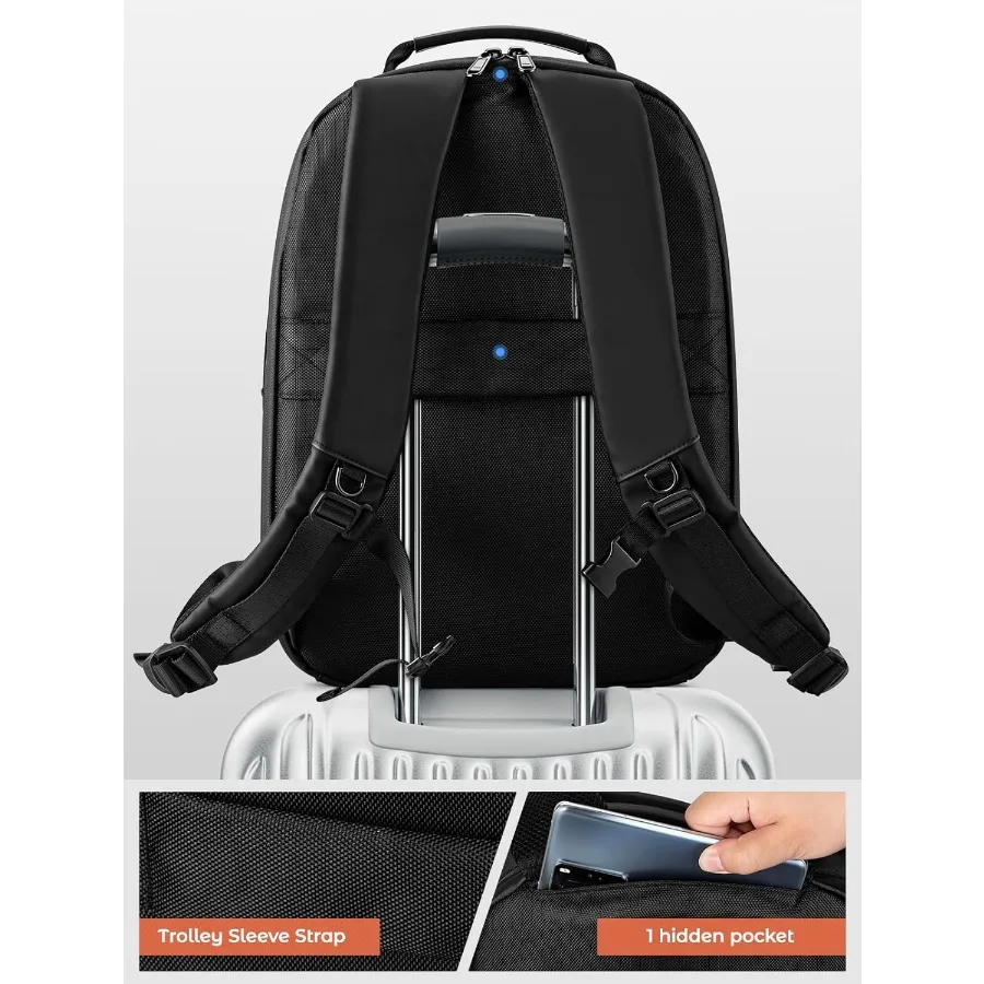 Gelrova LuminaPack X1 LED Backpack Lightweight Anti-Theft Travel-Friendly 15.6-Inch Laptop Compartment Customizable LED Display