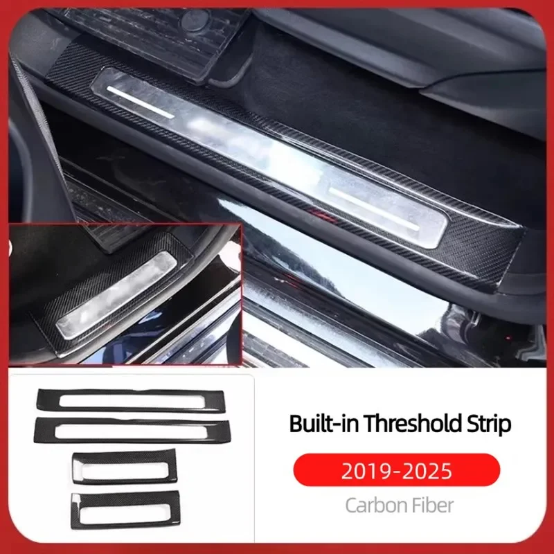 For The New Mercedes-Benz G-Class G500, G63, G350, G400, G450, And G550, With Carbon Fiber Door Sill Guards And Welcome Pedals