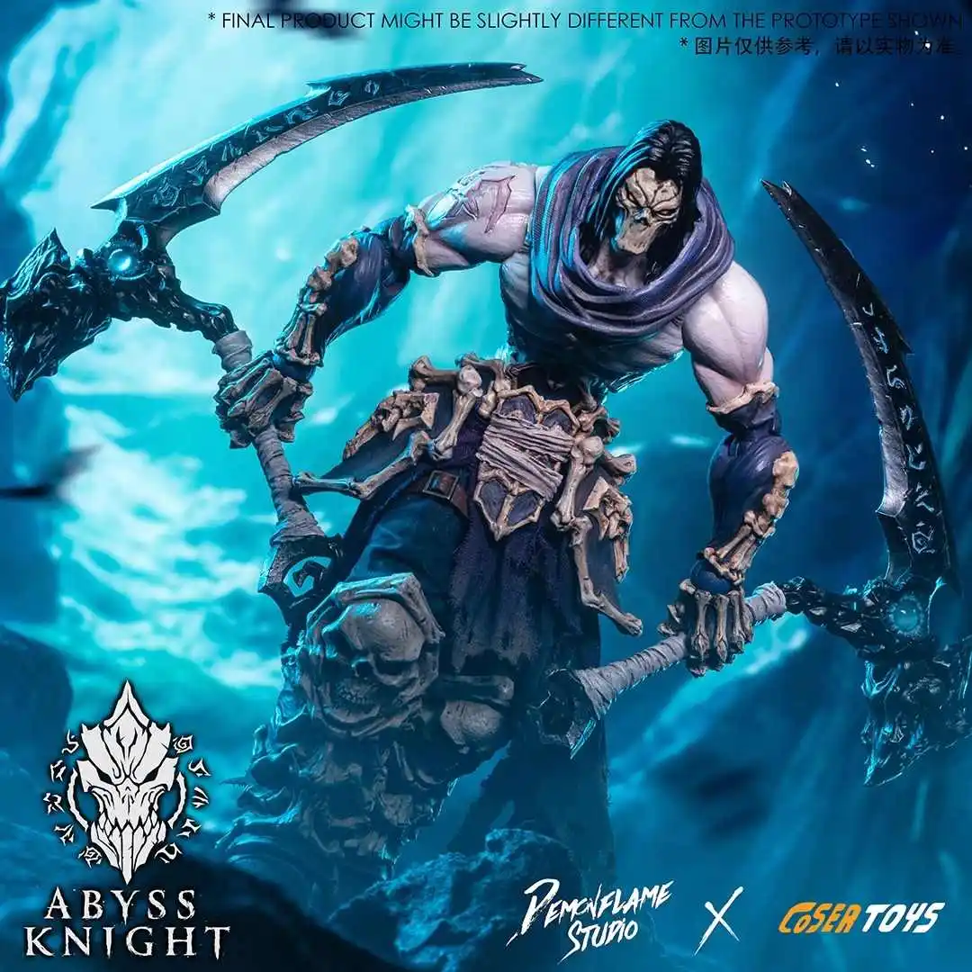متوفر 1/12 الأصلي Pemcvflame Studio X Cosertoys Darksiders 2 الموت المنقولة لعبة مجسمة جمع الهاوية فارس Ad-005