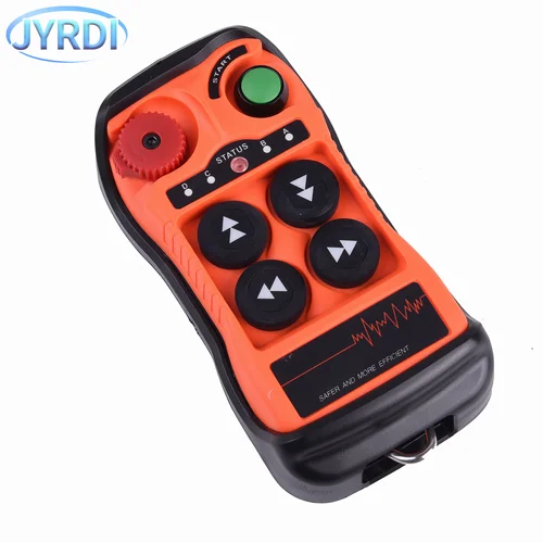 Imagen 2 del producto QA400 4 botones de una sola velocidad Industrial inalámbrico Radio grúa interruptores de Control remoto cabrestantes pista de elevación Control de elevación de grúa