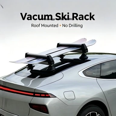 Premium Quality Aluminum Roof Mount Ski Rack for Car SUV Snowboard Carrier with Locking System Factory Price