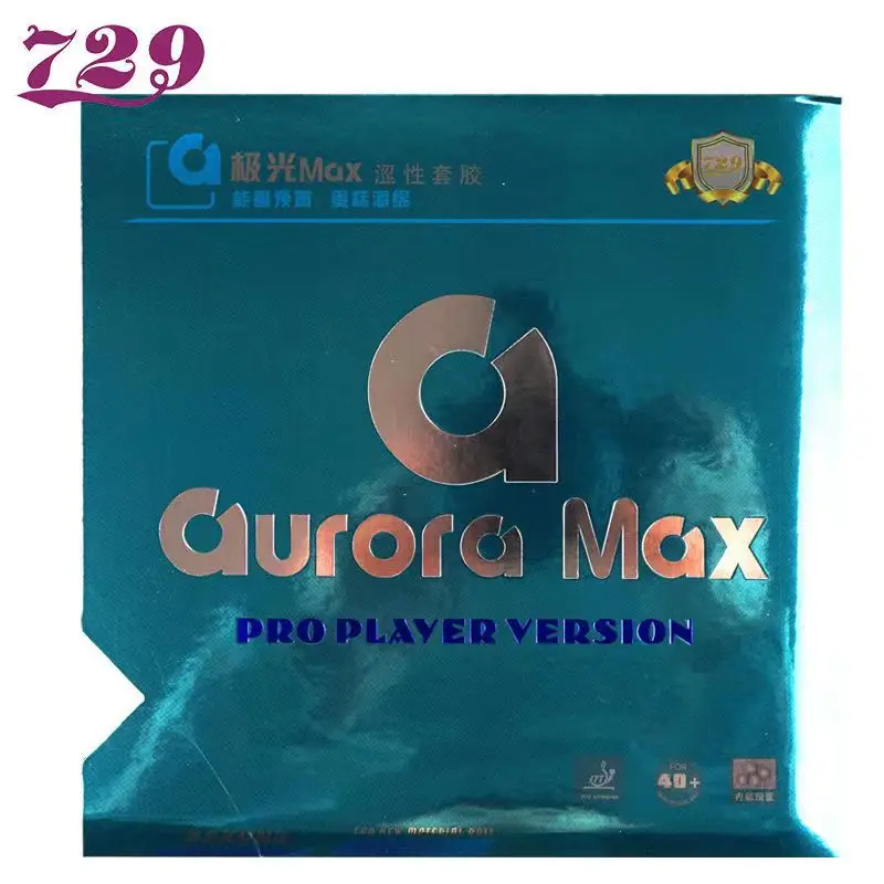 

729 Friendship Aurora Max Table Tennis Rubber Non-tacky Ping Pong Rubber for Professional Version