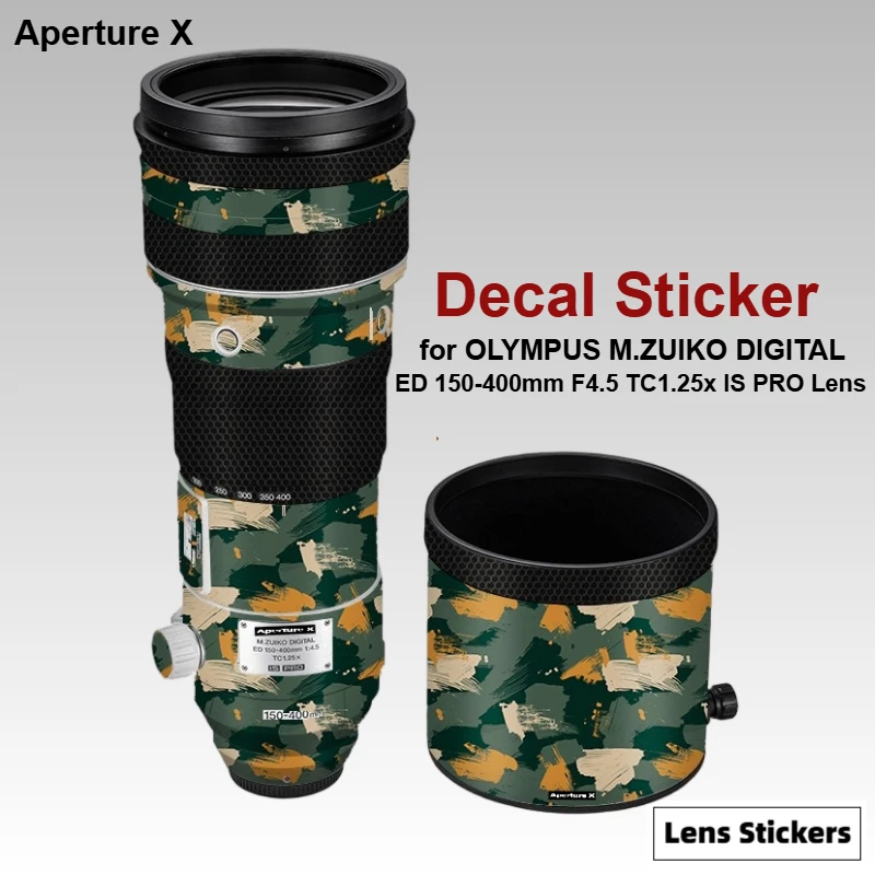 

Для Olympus 150-400 мм f/4,5 TC 1,25X наклейка на объектив 150-400 наклейки на объектив 150400 обертка для Olympus 150-400F4,5 кожа
