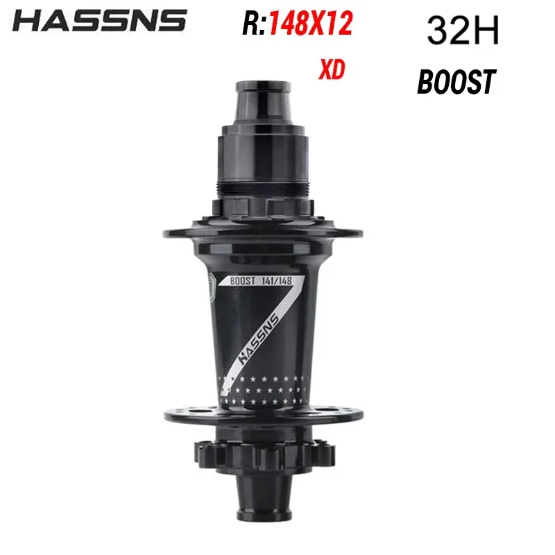 HASSNS PRO7 MTB-Fahrradnabe BOOST 12 x 148 mm 15 x 110 mm 4 abgedichtete Lager 32 Stunden 120 Zähne Mountainbike HG/XD/MS 8/9/10/11/12 Geschwindigkeit – Detail 10