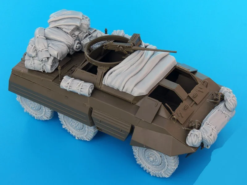 1:35 Scale Resin Die-cast Armored Vehicle Tank Chariot Parts Modification Does Not Include Unpainted Tank Model US M20