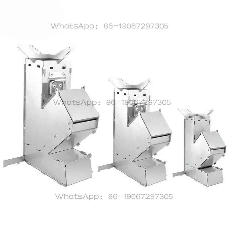 

Thickened Stainless Steel Removable Portable Stove Outdoor Stove Wood Stove