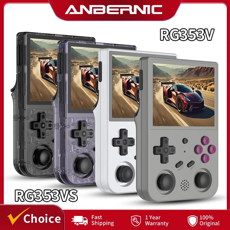 Anbernic RG353V RG353VS Handheld Gam Console 3.5'' IPS Scherm Android Linux OS Ingebouwde Retro Emulator Speler Geschenken HDMI-uitgang - afbeelding 2