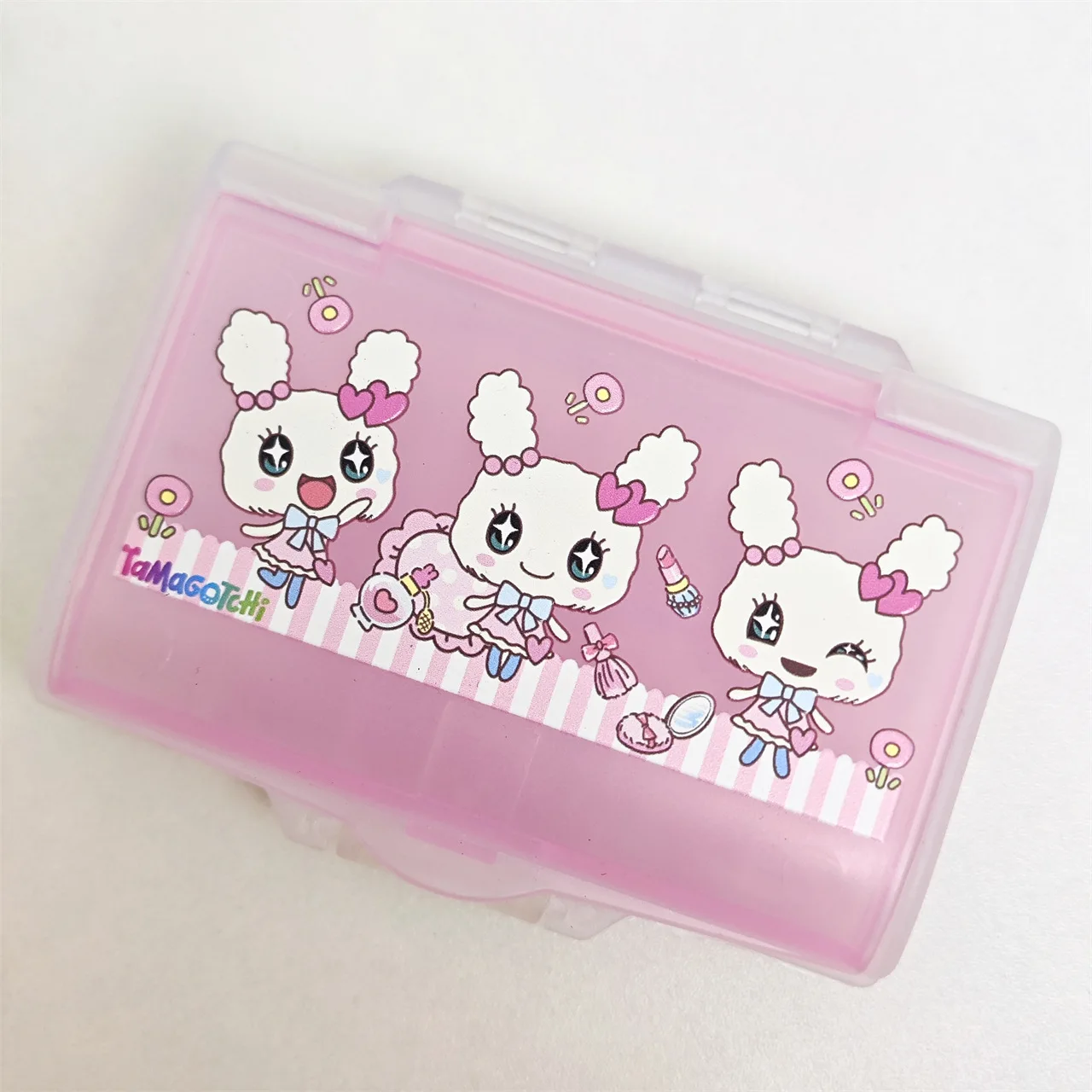 Tamagotchi Mametchi Medikamenten-Aufbewahrungsbox Kreative Cartoon-Animation Bedruckte Große Kapazität Tragbare Unabhängige Zweischichtige Pillendose – Detail 9