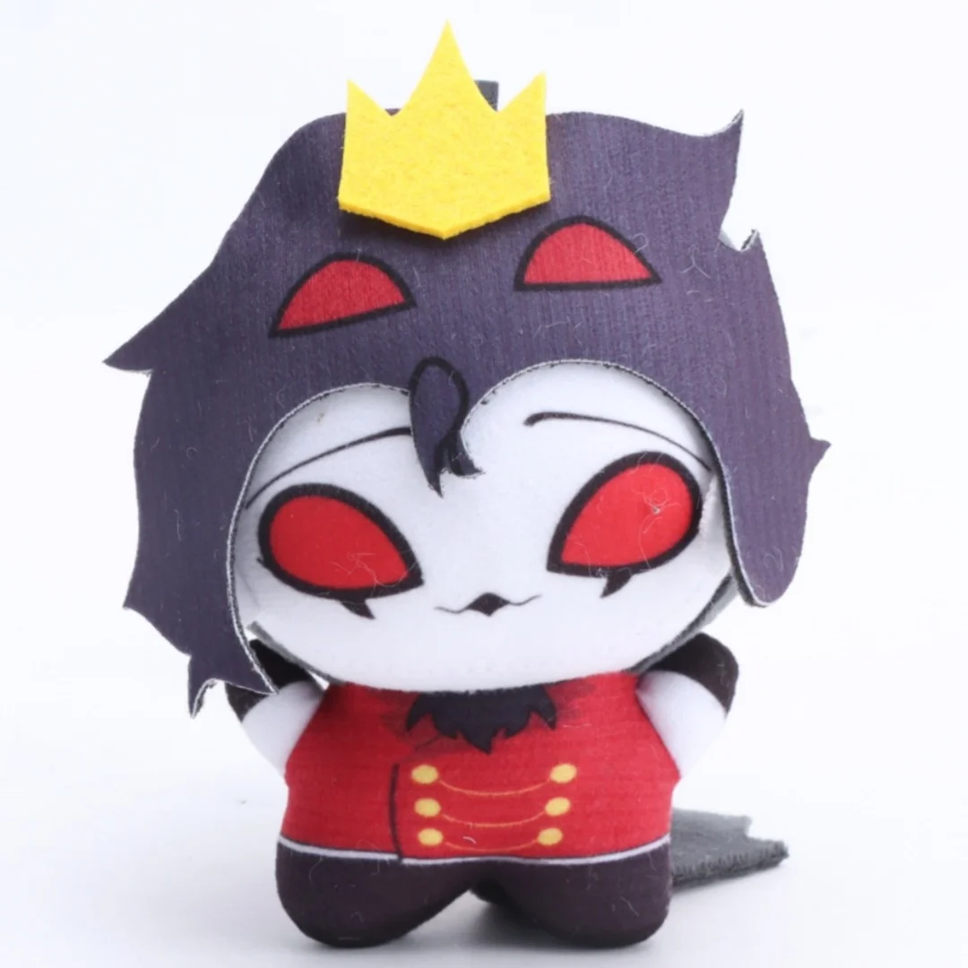 Muñeco de peluche Kawaii Helluva Boss Stolas, lindo muñeco de peluche con estampado de Nunu, colgante para mochila, llavero, decoración, juguete de peluche, regalos de Navidad