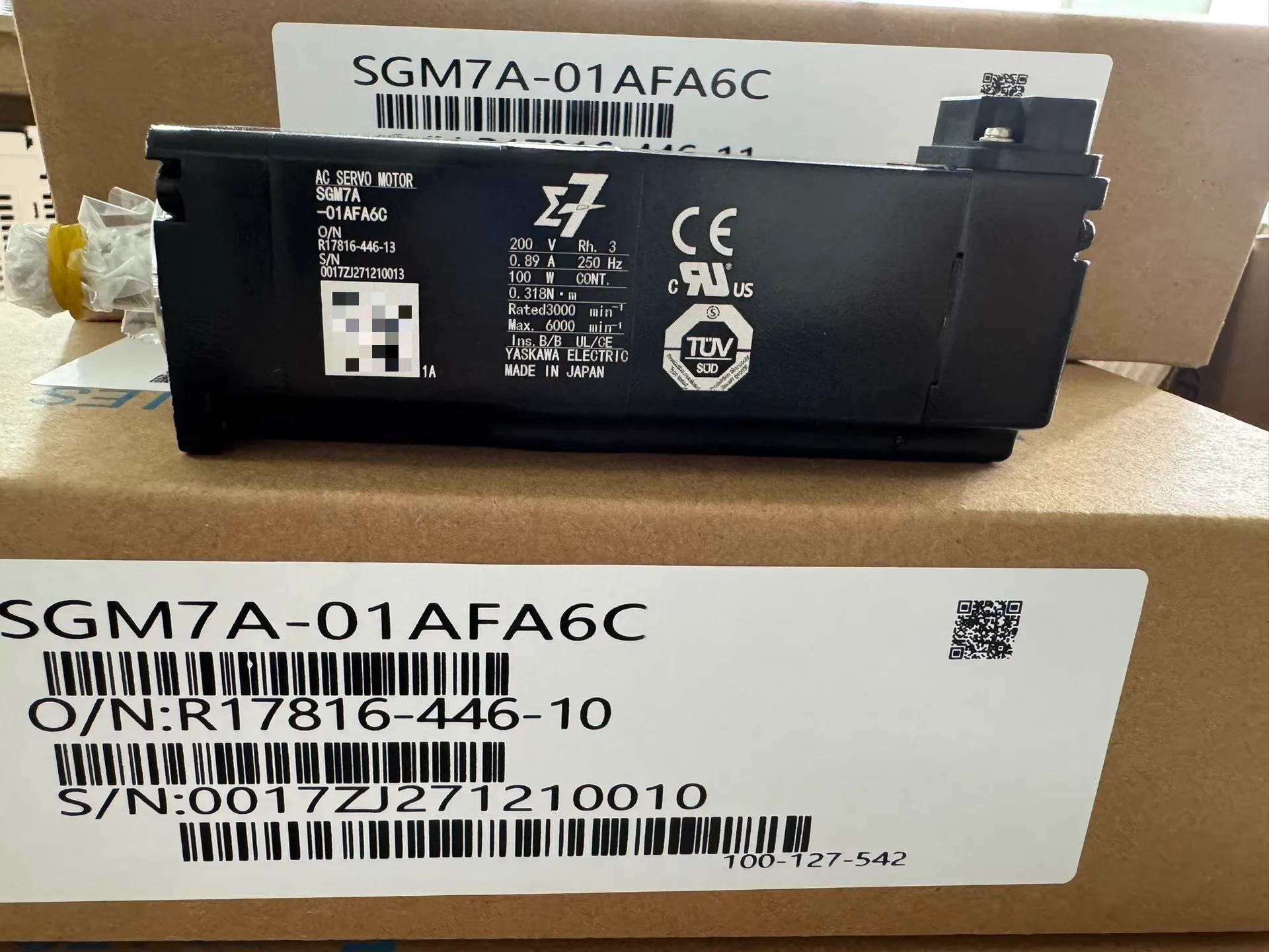 SGM7A-01AFA6C العلامة التجارية الجديدة محرك سيرفو SGM7A 01AFA6C ، الشحن السريع