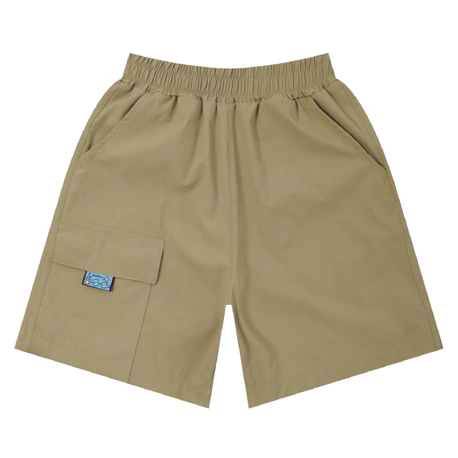 

Kids Boy Fashion Casual Shorts Elastic Waistband Quick-Drying Cargo Shorts with Pockets for Outdoor Holiday Picnic Skateboarding