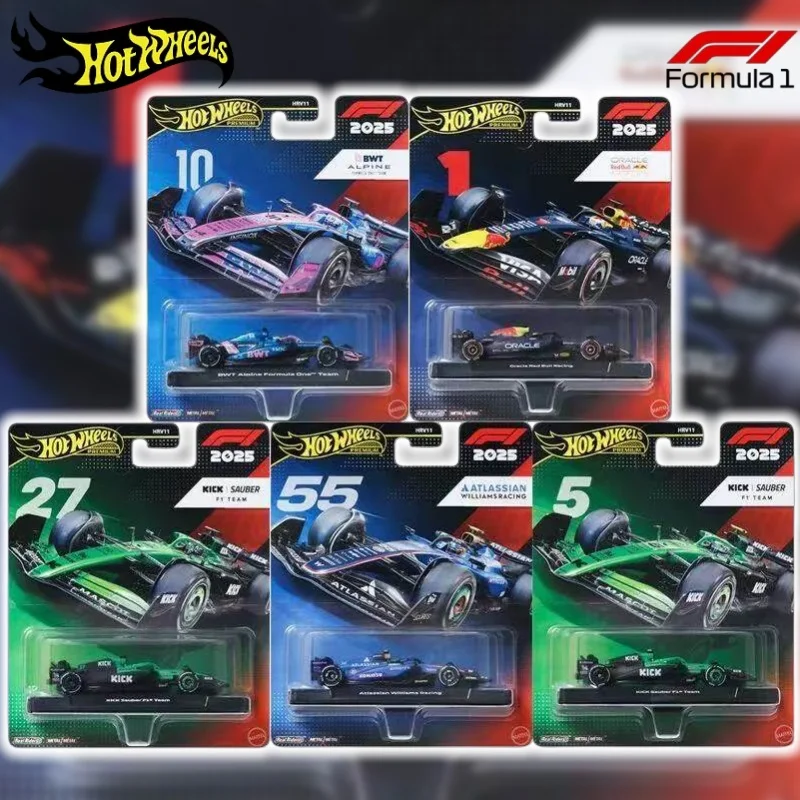 2026-ホットウィール-プレミアム-f1-hrv11-シリーズ-フォーミュラ-1-レーシングセット-収集価値のある合金ダイキャストミニチュアカーモデルコレクションおもちゃギフト