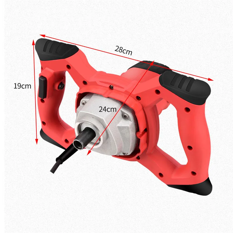 Elétrica Industrial Grade Mixer, Multifuncional Mixer, profissional mistura, pintura, cimento, massa de massa, pó