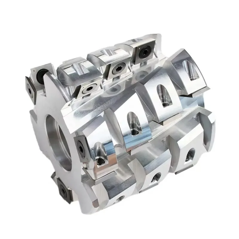 72*35*60*6T Indexable Spiral Cutterhead (light Cutting) Precision Woodworking Cutterhead for Smooth Planing 14 * 14 * 2mm