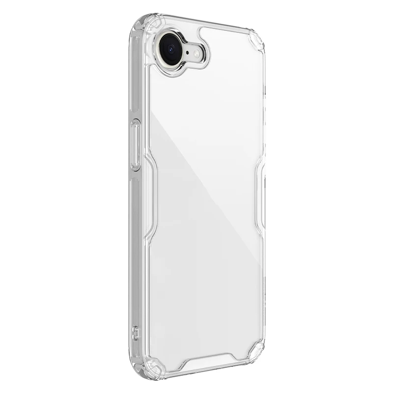 حافظة NILLKIN لهاتف iPhone 16e، غطاء مقاوم للصدمات للشحن اللاسلكي، حافظة أصلية من مادة TPU مع حماية للزوايا، قبضة مضادة للانزلاق